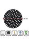 Black Heat Resistant Washable Silicone Oven and Airfryer Round Model Baking Mat 20 cm - 4