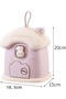 Decorative Cute Key House Chimney Money Box Purple - 3