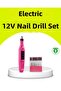 Electric Manicure Pedicure Rasp Set with 6 Heads