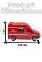 Friction Fire Engine Minibus Doors Open - 2