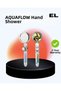 Rotating Propeller Handheld Shower Head – Water Saving, Pressure Boosting, Rain Effect