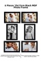 6 Pieces 10X15 Frame - Mdf Frame - Rectangular Frame - A6 Frame with Pvc