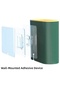 Wall Mountable Toilet Brush Set with Lid and Hanger, Soft Silicone Head (K0) - 4