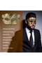 Gold Color Antique Masquerade Mask? Venetian Style Party Mask Bezoss - 3