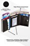 Men's Black Cross Shoulder Bag and Wallet Card Holder - 7