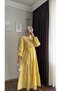 Women's Belinda Begonia Waist Belted Dress Yellow - 4