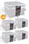 5 Pieces - Windowed Sweater Clothing Storage 45 X 40 X 30 cm - 3