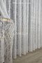 The Shine of the Shell Heavy Weight Knitted Tulle (1X3 Pile Stitched) Does Not Iron.