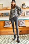 Women's Anthracite Thick Corded Ribbed Tights TYT-19000077 - 2