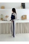 PANELED ZIP-UP WIDE-LEG MODAL FABRIC TRACKSUIT SET - 6