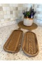Wooden 2-Piece Serving Board - Steak Serving - Wooden Serving Plate - Wooden Serving Tray - 6
