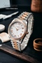 Original Watch Bracelet Gift with Dial Rose Gold Silver Gift for Wife Lover Mother Women's Wristwatch - 5