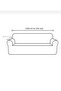 Velvet 3-Seater Sofa Cover Elastic Sofa Cover | Elastic Sofa Cover | Sofa Cover - 5