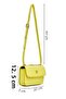 Women's Yellow Printed Long Strap Crossbody Bag 25Sbd252540 - 2