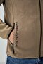 Camel Text Embroidered Stand Collar Zippered Standard Size Men's Sweatshirt Fleece - 87992 - 5