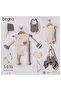 Newborn Baby Girl 8-Piece Leopard Patterned Set-Hospital Output - 2