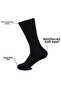 Unisex Bamboo Seamless Socks Black Color 6 Pairs - 2