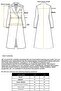 Oversize Snap Closure Herringbone Pattern Medium Length Coat Brown 3035 - 8