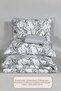 Line Art Duvet Cover Set Double Elastic Sheet (200X220 cm) - 7