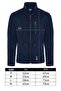Men's Full Zippered 3 Pocket Navy Blue Fleece - 4