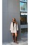 Oversize Houndstooth Coat - 3