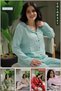 Natural Cotton Long Sleeve Muslin Women's Pajamas Set Comfort and Elegance Together! - 6