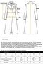 Shirt Collar Epaulet Detail Oversized Long Coat Dark Gray 3064 - 8