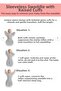 100% Organic Cotton Soft Textured Baby Swaddle - Zippered Sleeping Bag with Glove Cuffs 1.0 Tog - 4
