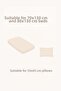 100% Cotton Ranforce Fitted Sheet Set - Hearts Park Bed 70X130 and 80X130 35X45 - 2