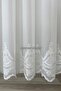 Ttm Skirt Patterned Tulle Curtain – Guipure Detail 1/3 Pleated | Transparent |   Elegant Design Suitable for Every Room - 7