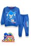 Boy's Sonic and Spiderman Patterned Seasonal Regular Fit Crew Neck 2-Piece Tracksuit Set - 4