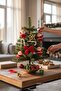 Christmas Tree Set Cici Set (6-Piece Red Santa Claus, Mini Set with Nine-Pointed Star) - 2