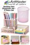 Desktop Metal Cylinder Pen Holder and 3-Piece Organizer 1 Pack Mesh Perforated Light Pink Pen Holder Paper