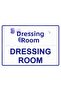 Locker Room Dressing Room Isg Warning Sign Pvc A3 30X42 cm