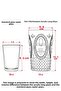 Acrylic Aquamarine Single Tall Cup & Water Soft Drink Cup 750 ml (Large Size & Not Glass) - 4
