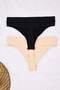 Black-Tan 2-Pack Seamless Thongs Tbbaw26Cm00015 - 4