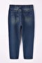 Mavi Yüksek Bel Mom Fit %100 Pamuk Denim Büyük Beden Jeans TBBSS23CJ00038 - 6