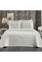 Victoria Tassel Bedspread 3 Piece (Light Cream) - 2