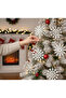 15 Pieces |   3mm Wooden Snowflake Christmas Tree Ornament Set |   Natural Mdf - 2