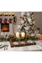 15 Pieces |   3mm Wooden Snowflake Christmas Tree Ornament Set |   Natural Mdf - 3