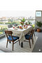 Table Cloth Fiber Lined Pvc Non-Slip Stain Resistant Erasable Mirella Pattern Color No: 68 a - 2