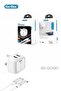 2IN1 CHARGER + CABLE RAPID ADAPTER SET (GD-QC3301)