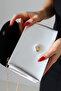 Gold Chain Strap Hand and Shoulder Bag – Women's Stylish Everyday & Special Occasion Bag - 8