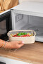 Stainless Steel 3-Tier 4-Compartment Food Thermos Lunch Box Portable Lunch Box Expedition Container - 3