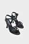 Stefanie Round Toe Strappy Mid Heel Women's Sandals