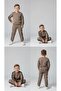 Boys' Winter Double Tracksuit with Crew Neck and Side Stripes, Ages 2-10 - 2