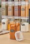 12-Piece 300ml Vacuum Lid Spice Rack Set - Leak Proof Gasket - 25 Label Gifts - 3