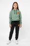 Hooded Kangaroo Pocket 2 Thread Suit 100% Cotton Seasonal Girls' Bottom Top - 3