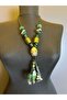 Green Women's Necklace 25 cm - 2