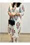 Offwhite Red Petal Cotton Kurta Set Women | 2 Piece Ethnic Suit - 2